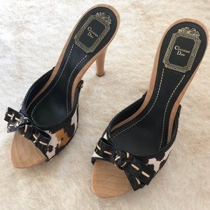 Christian Dior Leopard Slide